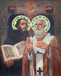 Svatí Cyril a Metoděj...